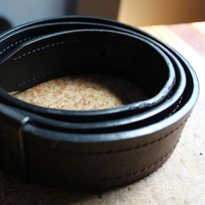Leather belt